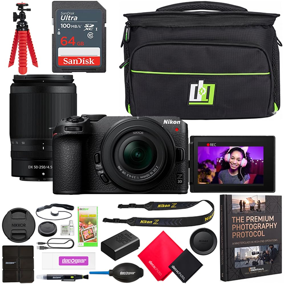 Amazon.com : Nikon Z30 Mirrorless Camera with 2 Lens Kit NIKKOR Z